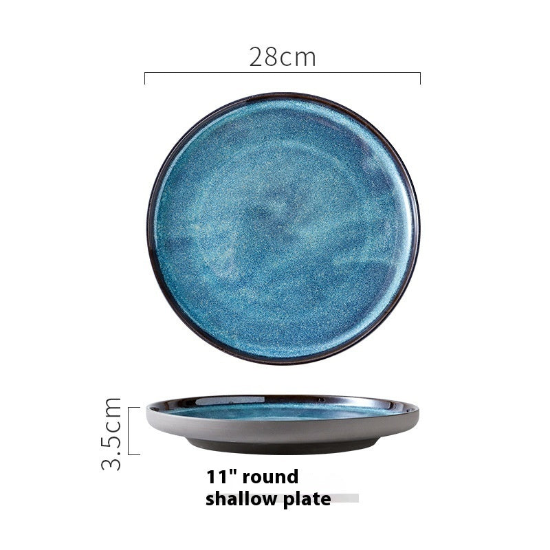 Ceramic Blue Dish 1