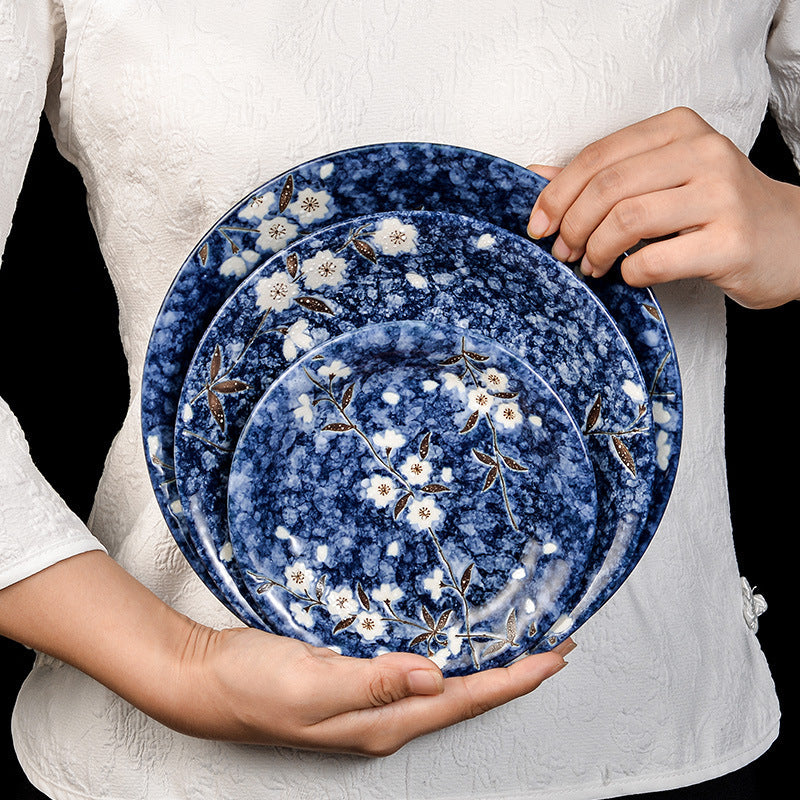 Ceramic Japanese flowers 1