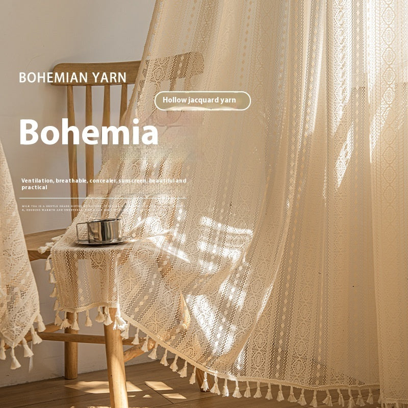 Curtains lace mesh 1