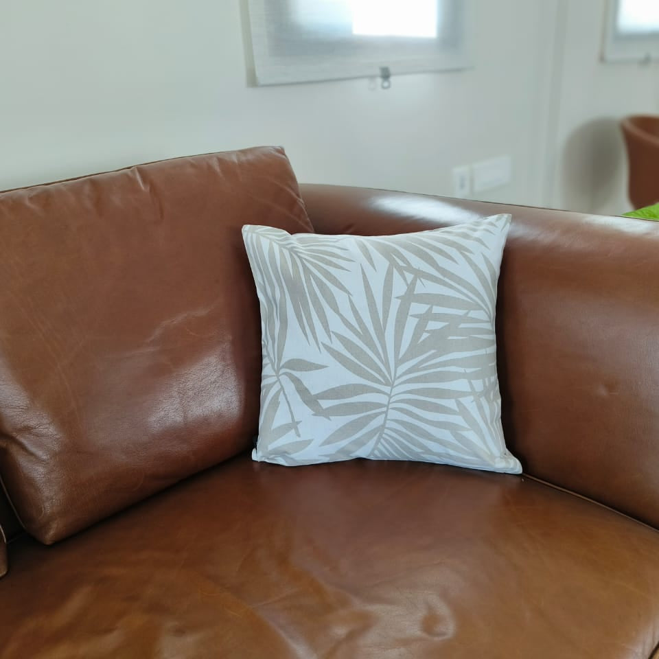 Cushion Cover - Leaf Print