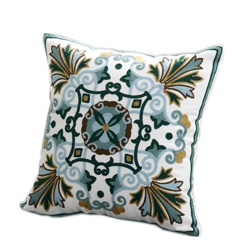 Cotton Embroidered Cushion Cover