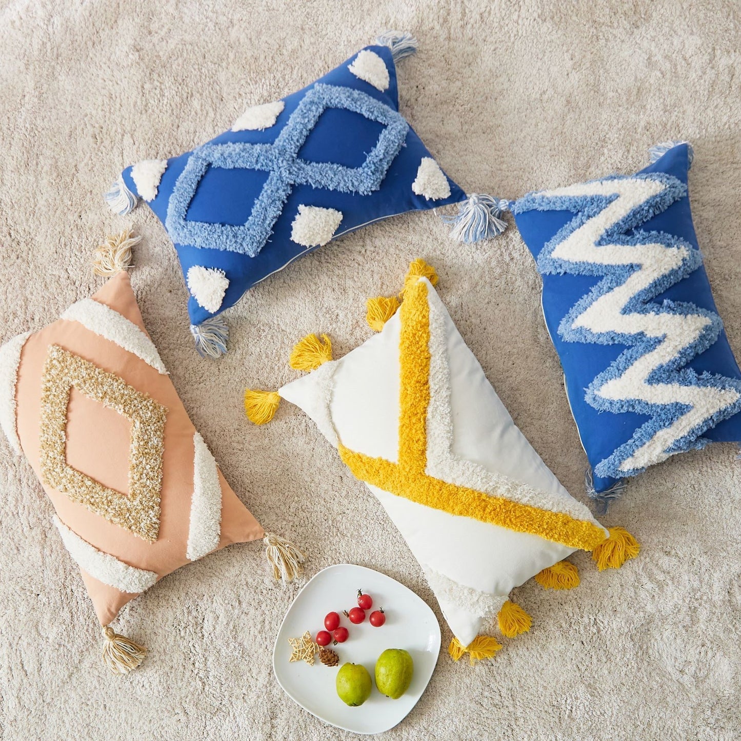 Cotton Canvas Cushion Cover