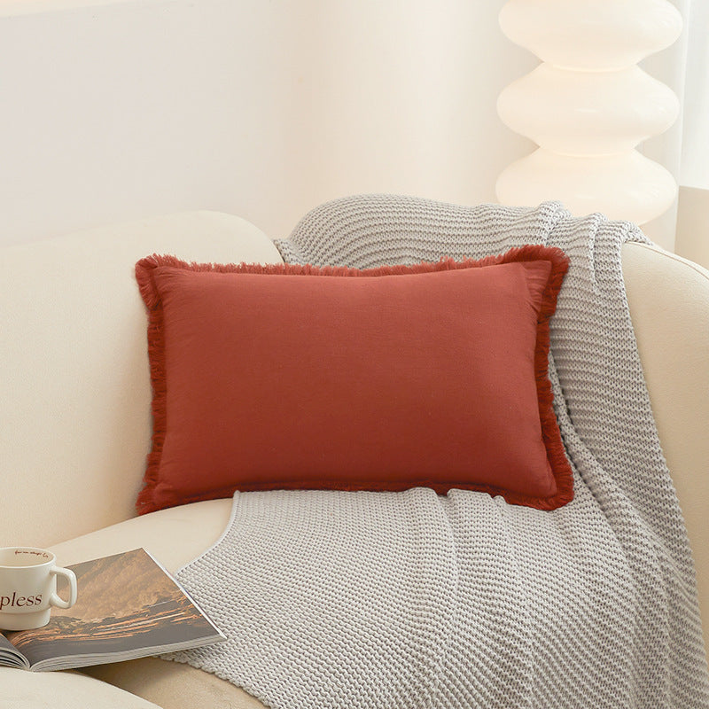 Washed Cotton Modern Minimalist Cushion Cover