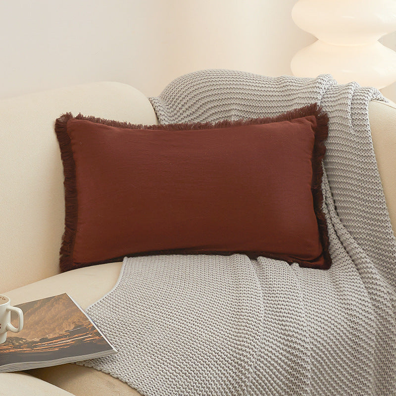 Washed Cotton Modern Minimalist Cushion Cover