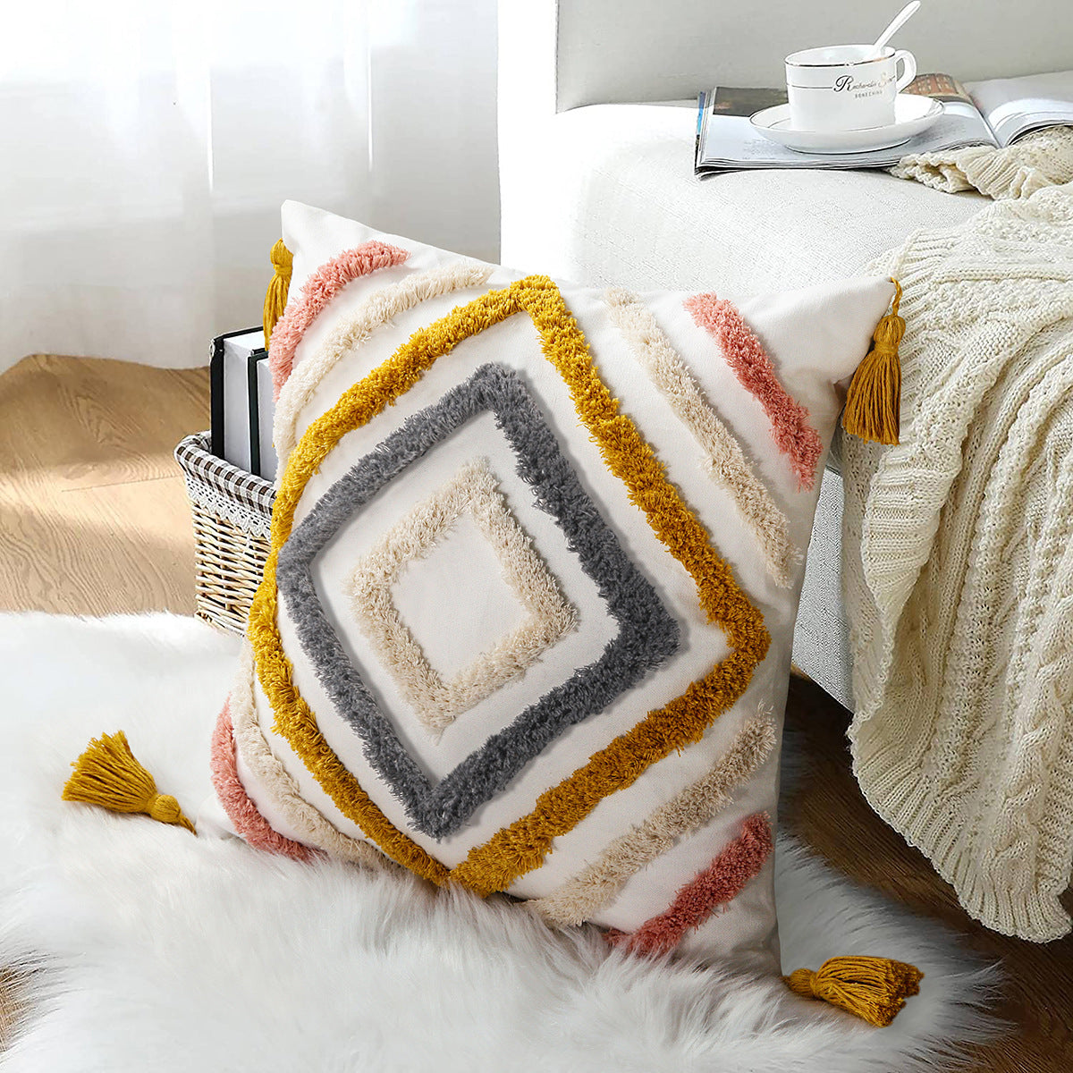 Moroccan Style Cotton Cushion Cover