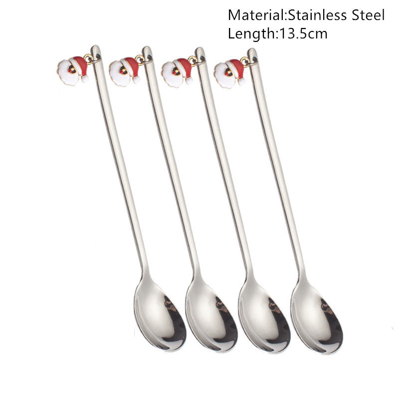 Christmas Spoons Tableware Decorations