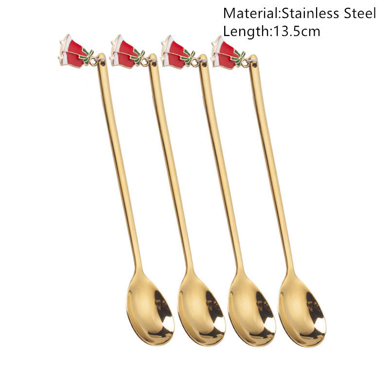 Christmas Spoons Tableware Decorations