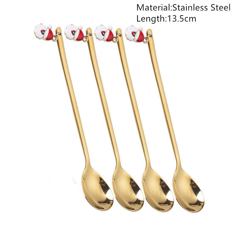 Christmas Spoons Tableware Decorations