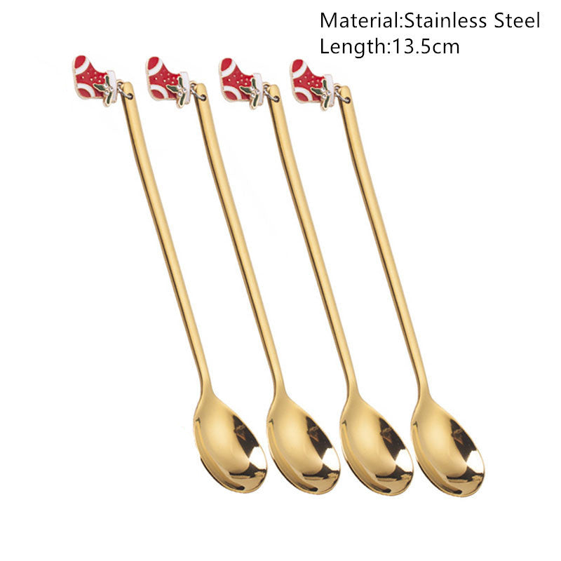 Christmas Spoons Tableware Decorations