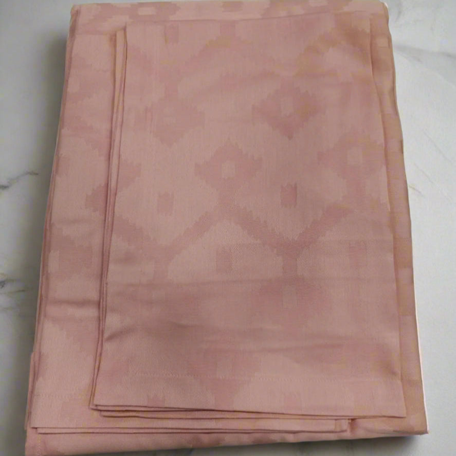 Bed Sheet with two Pillow covers - Damask Ikat
