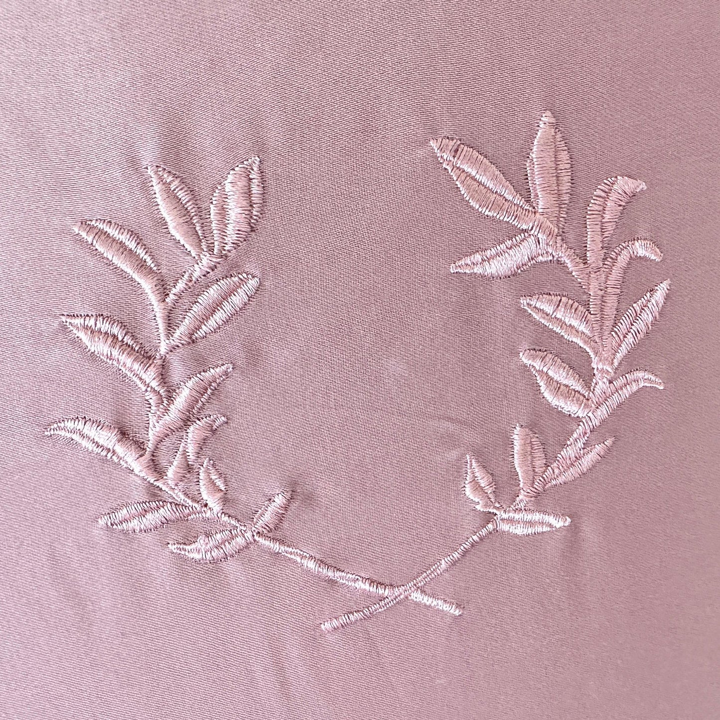 Bed sheet embroidery