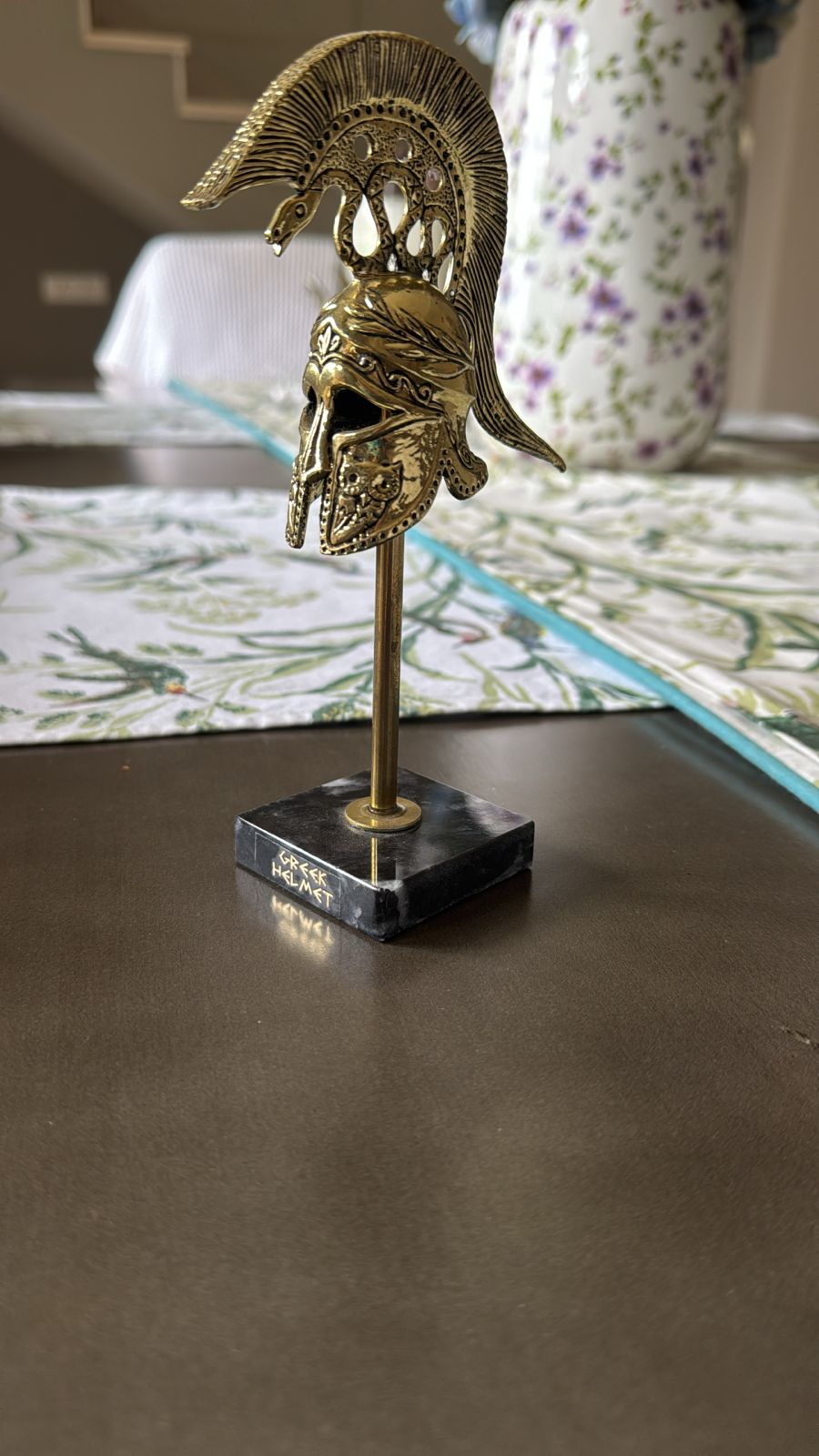 Greek Warrior Helmet - Brass