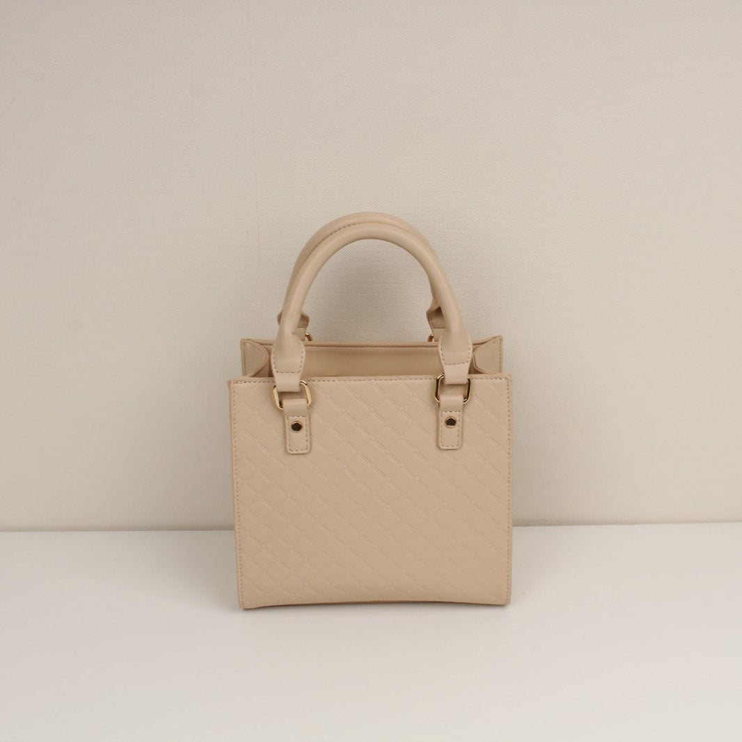 Hand Bag - Light Beige