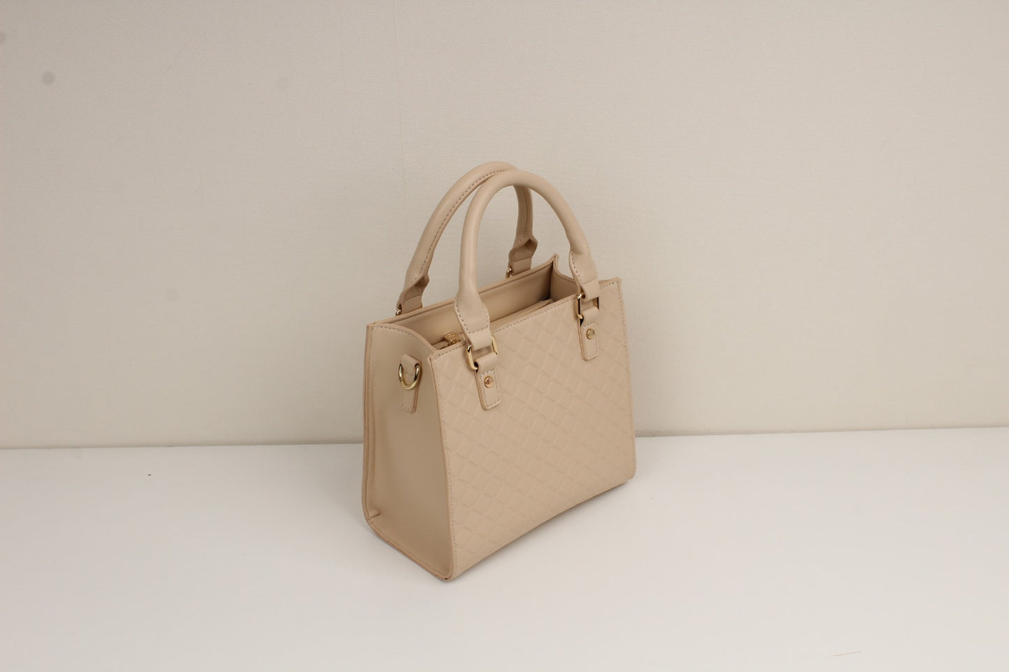Hand Bag - Light Beige