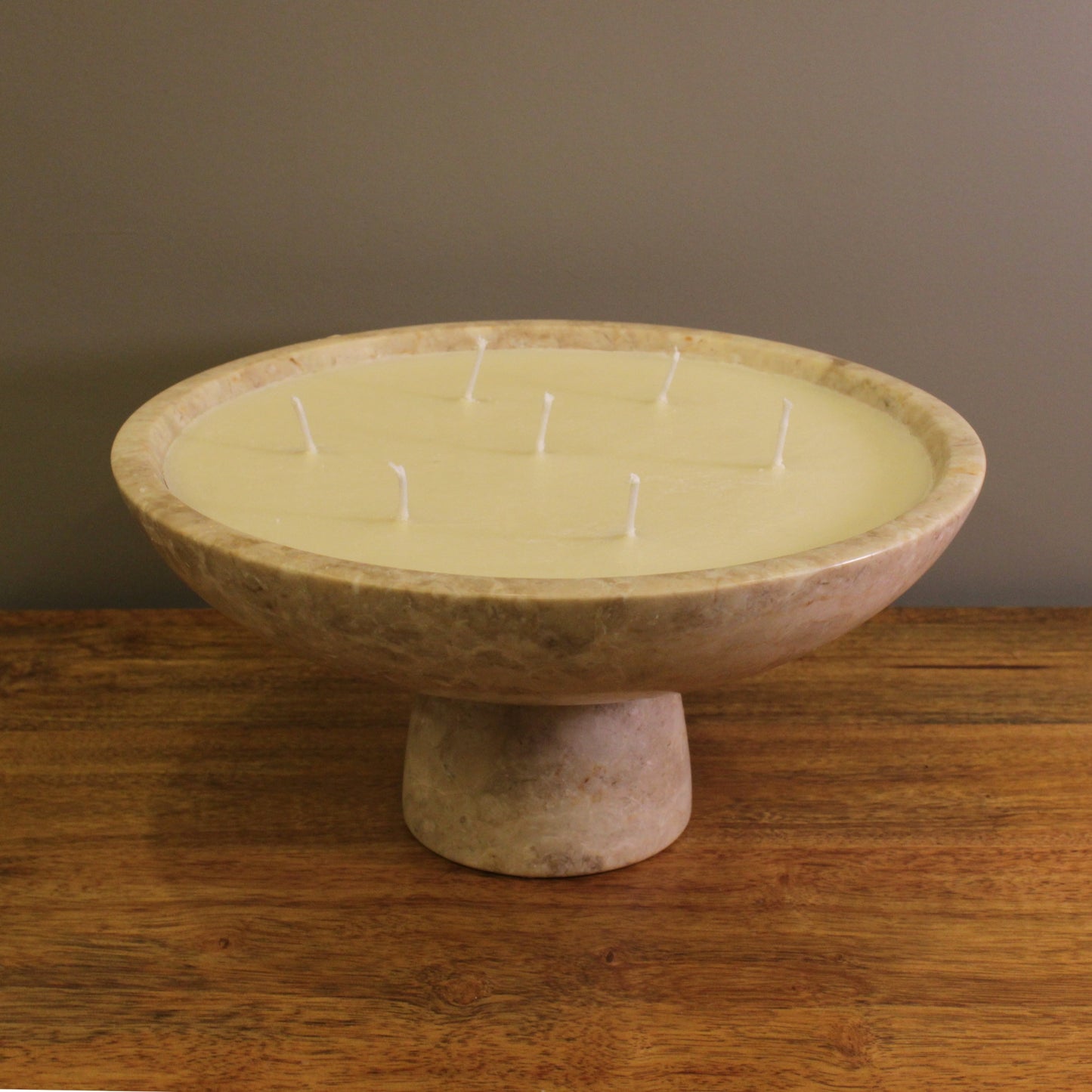 Organic Candle in Marble