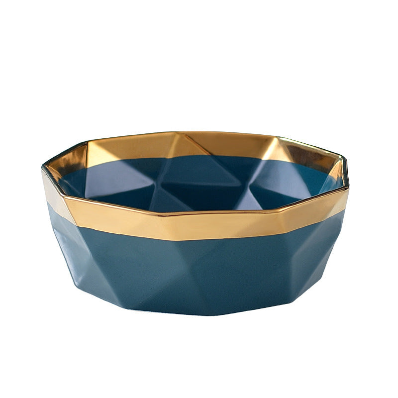 Plate Ceramic gold 1