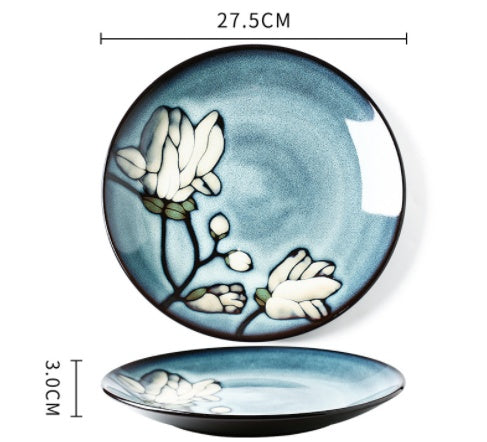 Plate ceramic painted 1