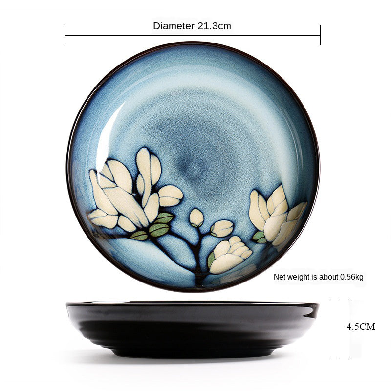 Bowls and Plates Underglaze Hand-painted