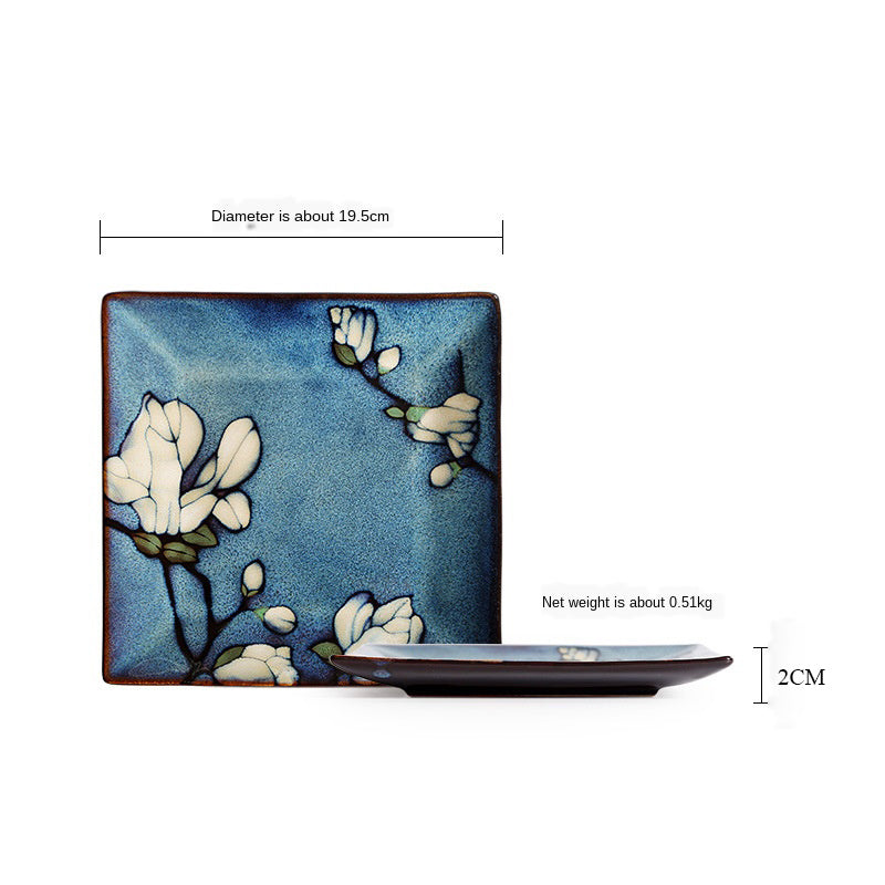 Bowls and Plates Underglaze Hand-painted