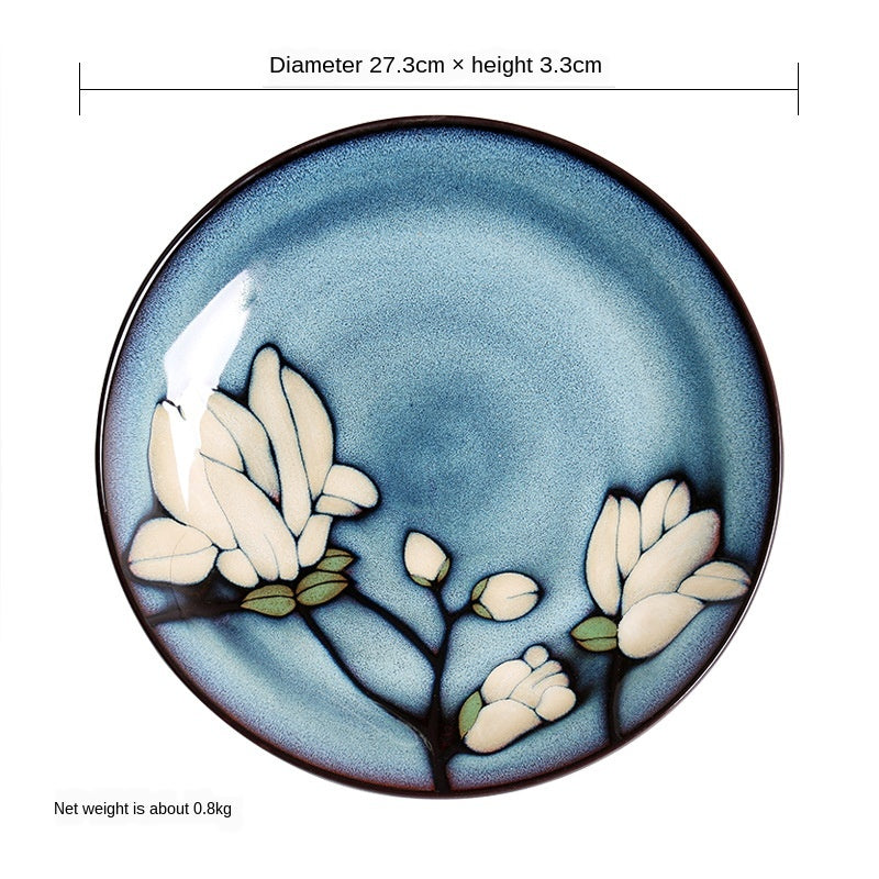 Bowls and Plates Underglaze Hand-painted