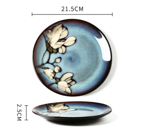 Bowls and Plates Underglaze Hand-painted