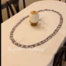 Table Cover - Dining with embroidery