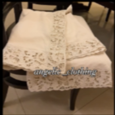 Table Cover with Border Embroidery
