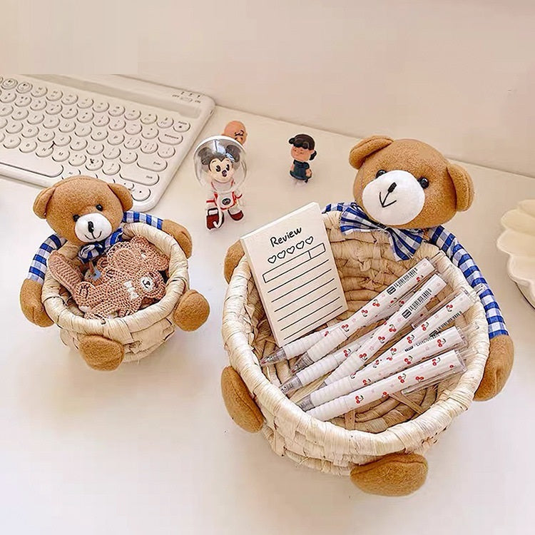 Straw Storage Basket