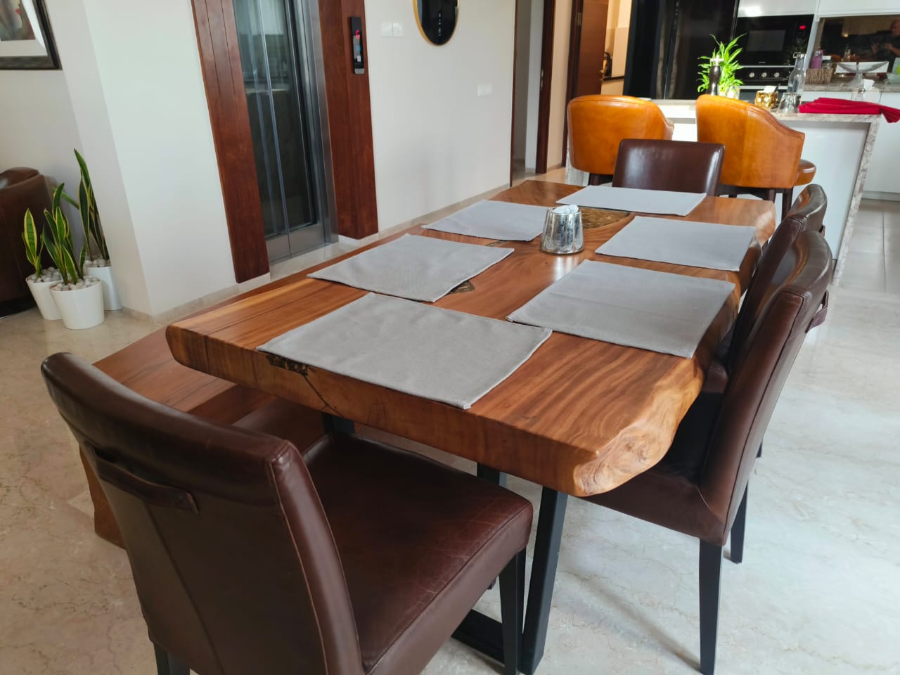 Table Mats Grey