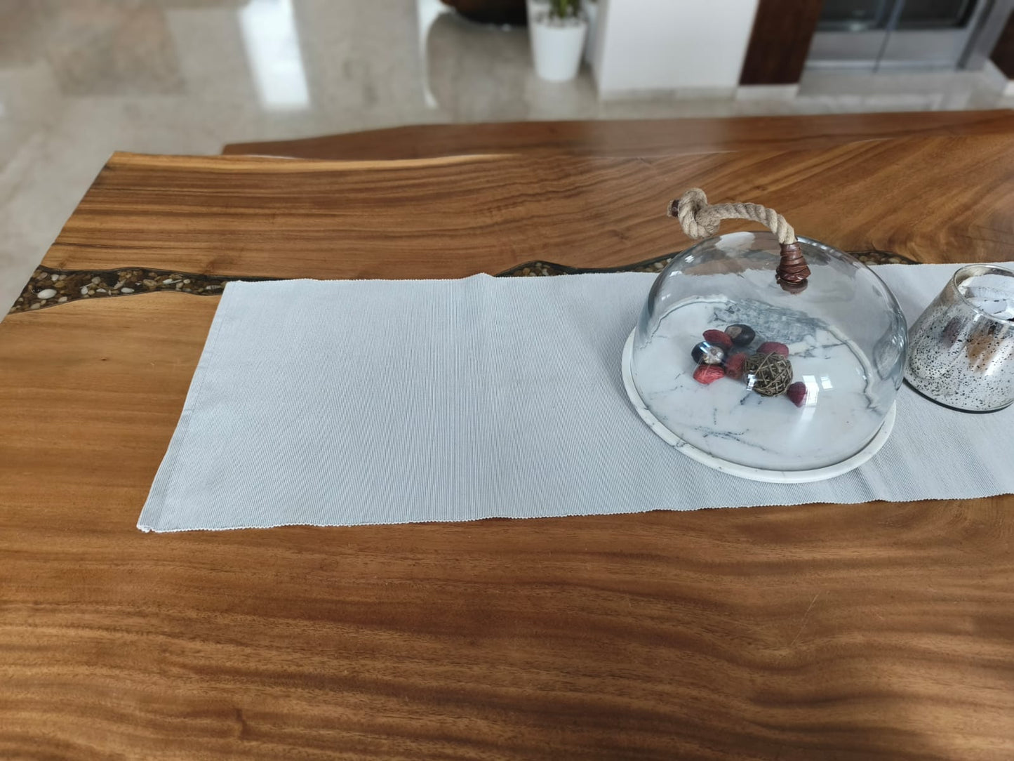 Table Runner Plain (Grey)