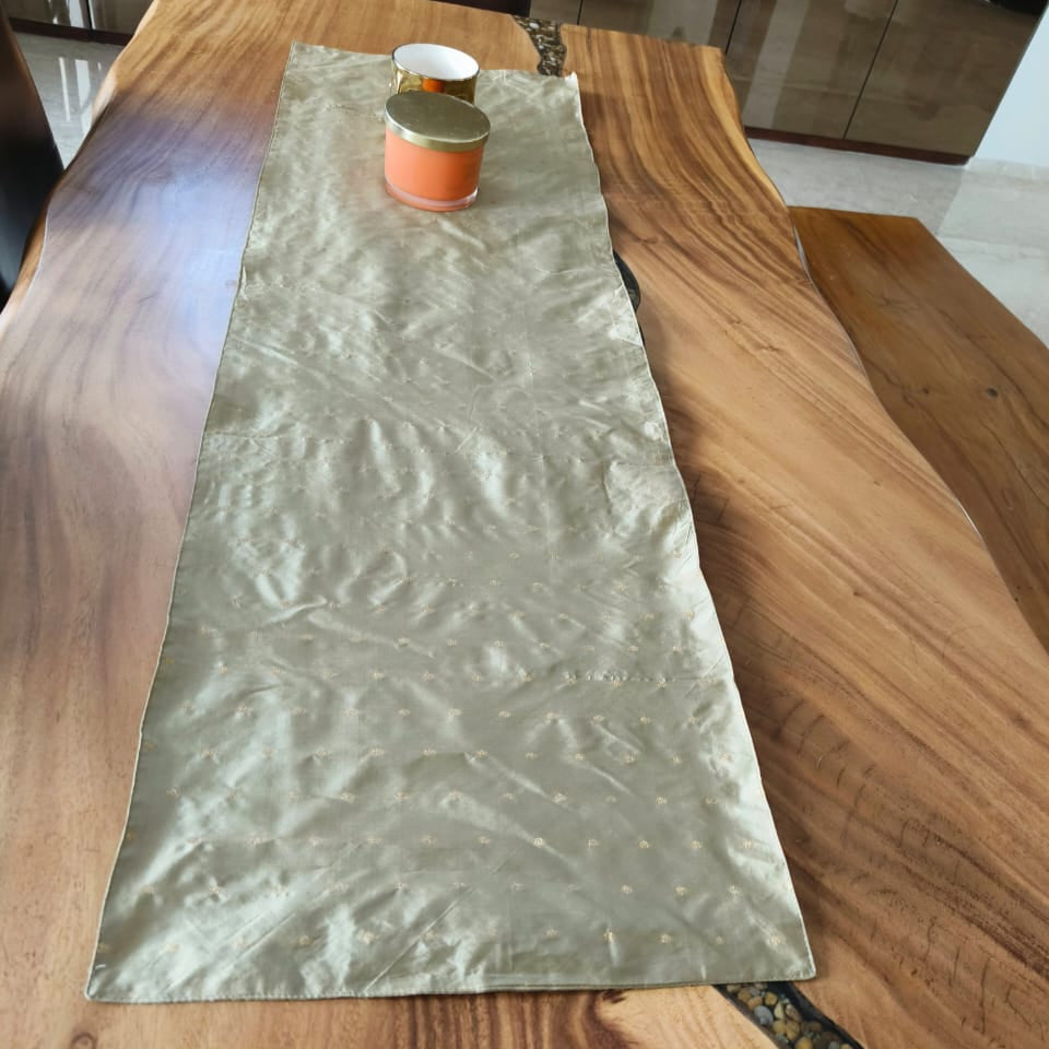 Table Runner Silk Double Sided