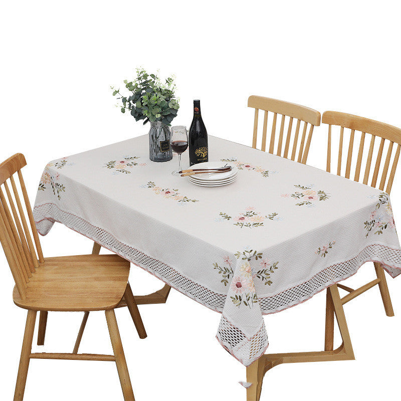 Table cloth hand made embroidery
