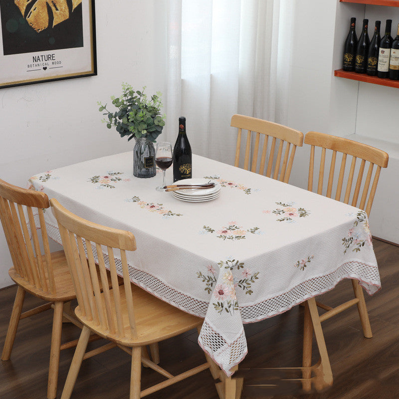 Table cloth hand made embroidery