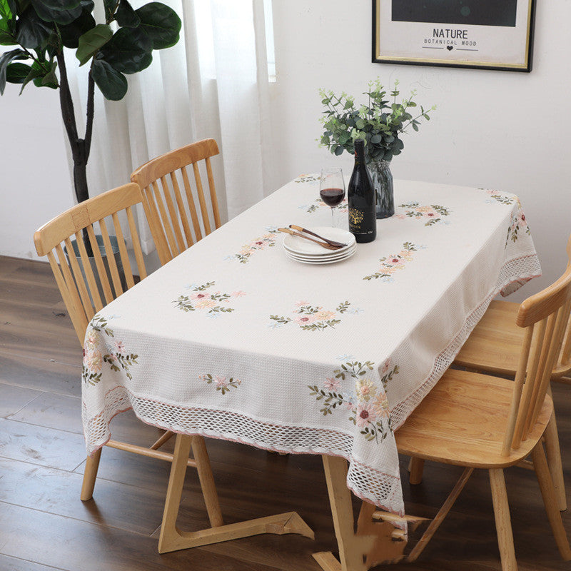 Table cloth hand made embroidery