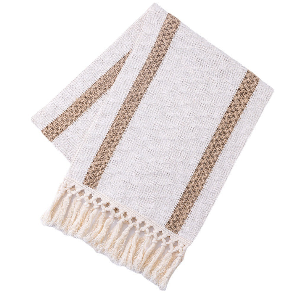 Table Runner - Cotton with Stripes