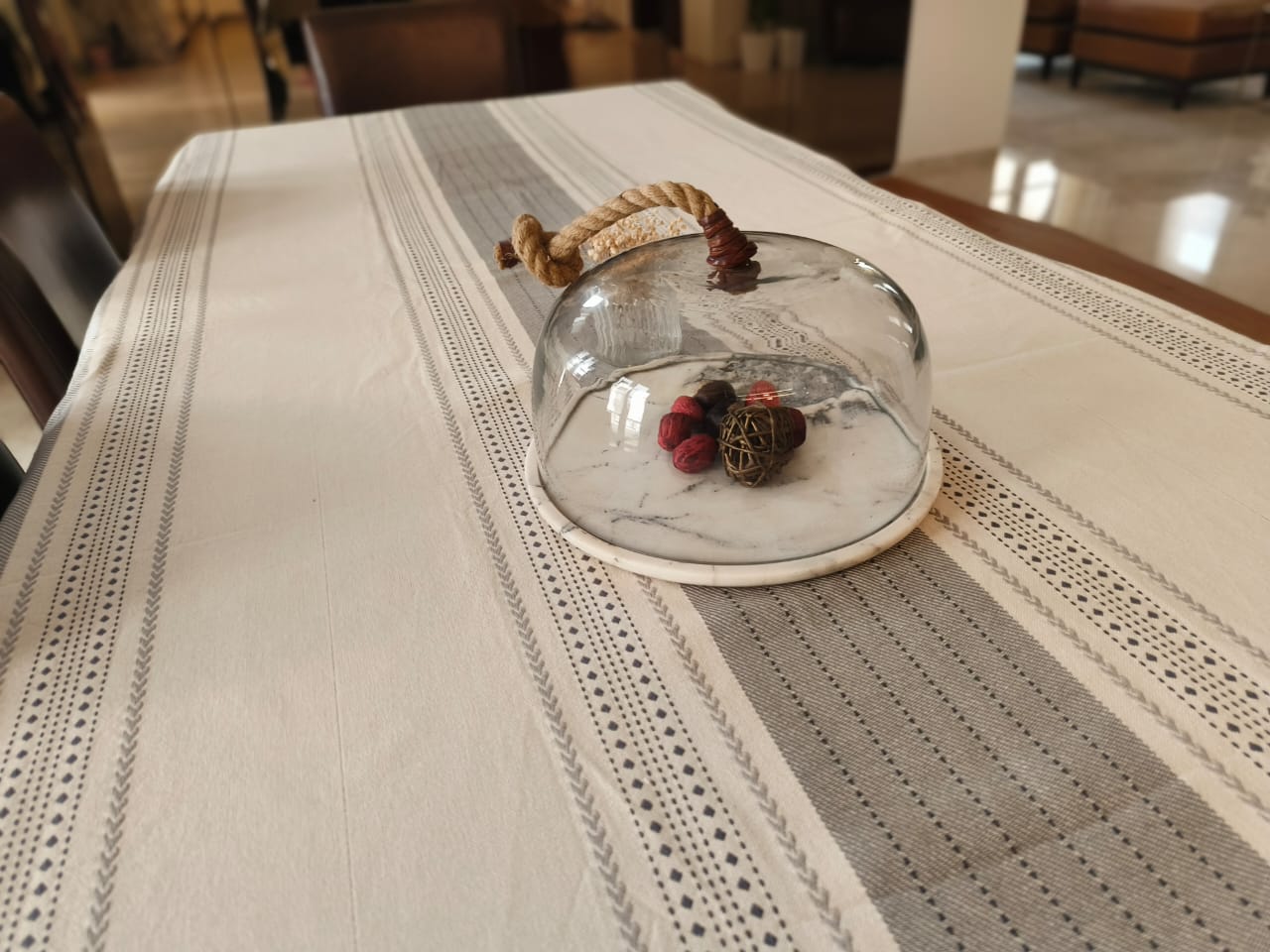Table Cloth - Woven Stripes