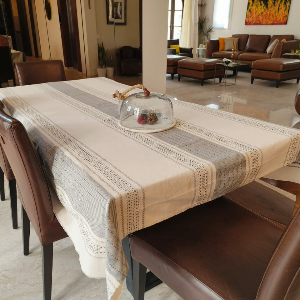 Table Cloth - Woven Stripes