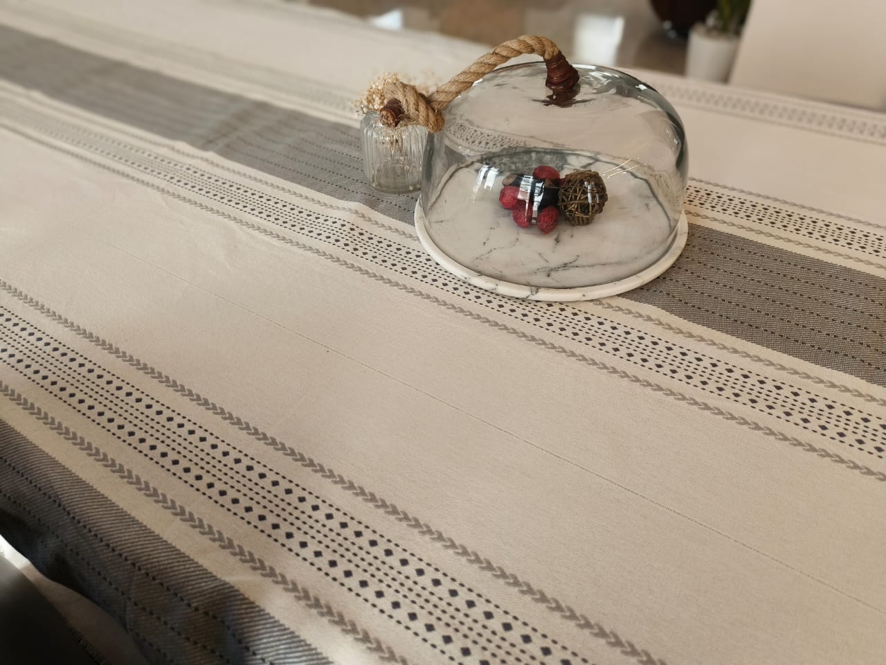 Table Cloth - Woven Stripes