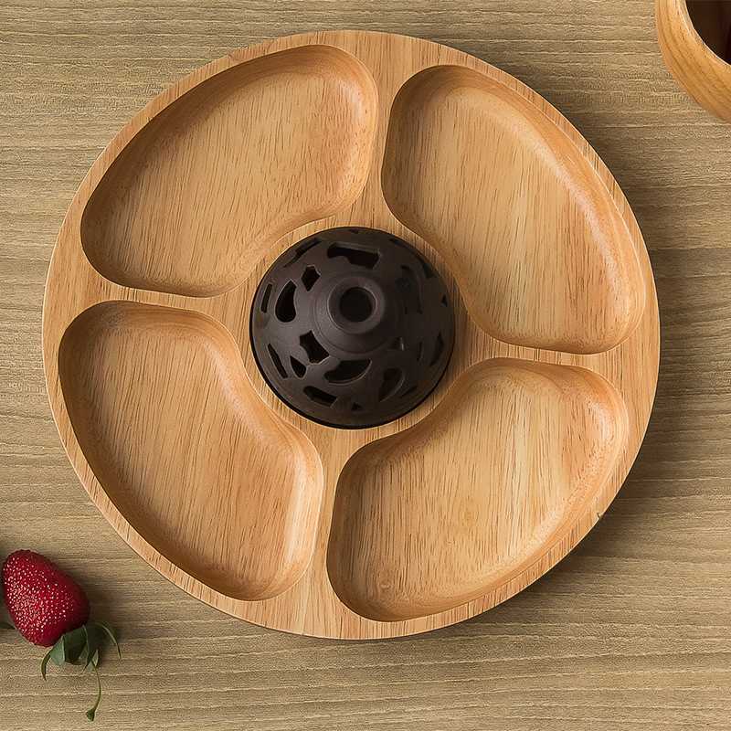 Wooden tray compartments 1