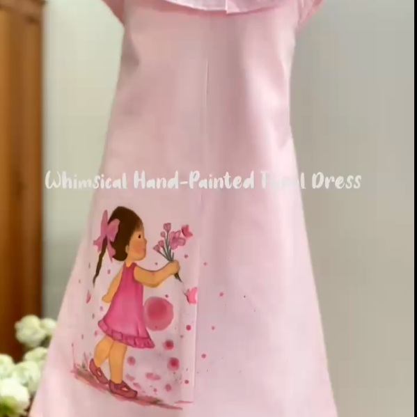 Hand Painted Dress