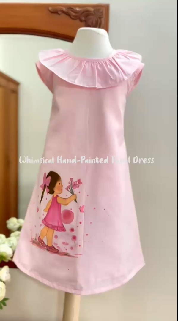 Hand Painted Dress