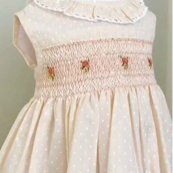 Smocked & Hand Embroidered Dress