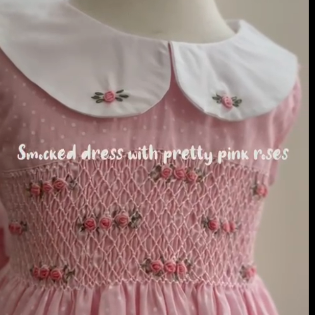 Smocked Pink Dress