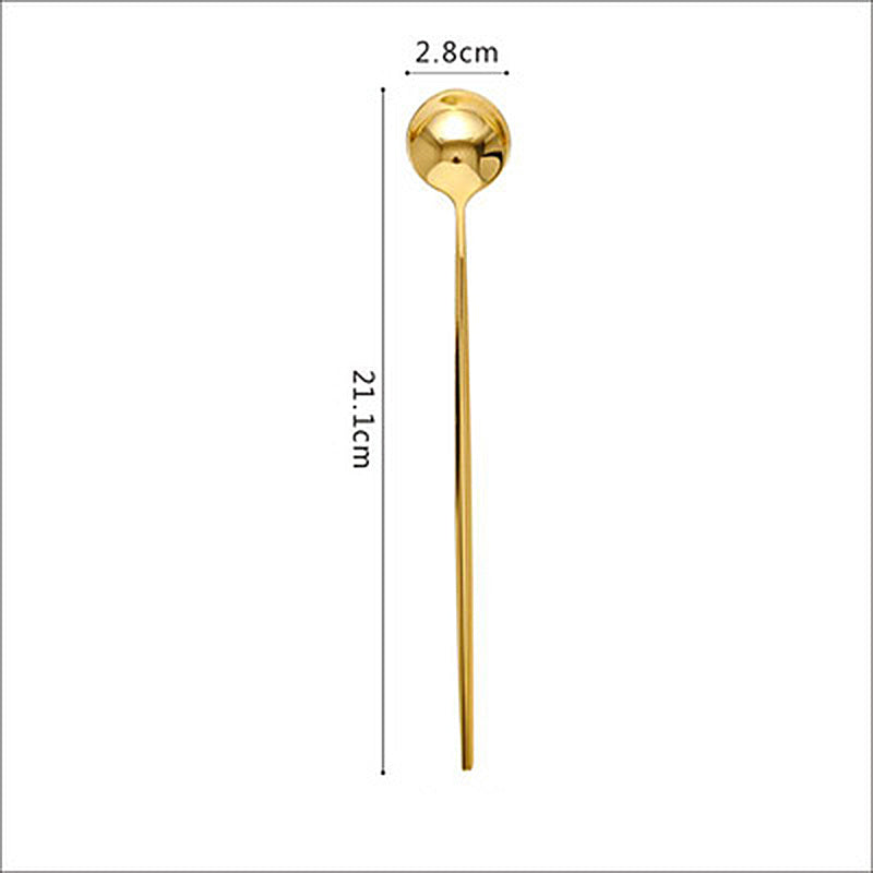 Gold-plated Cutlery Stainless Steel Mirror Gloss