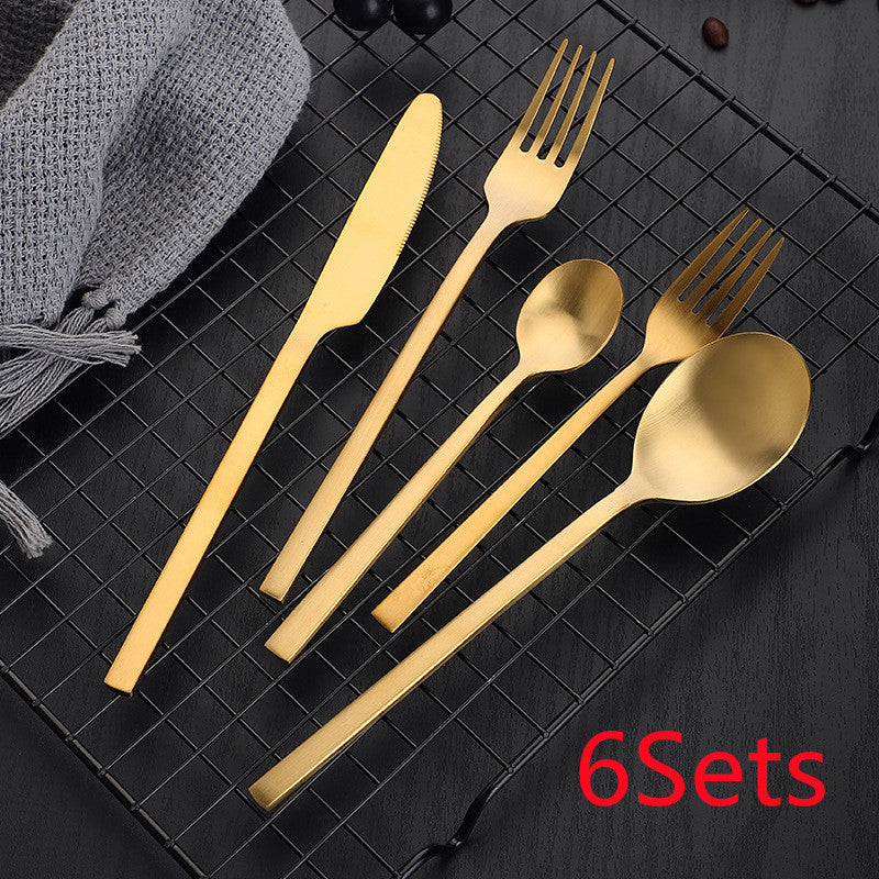 Stainless Steel Cutlery Set Matte