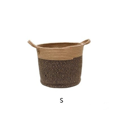 Cotton Linen Storage Basket