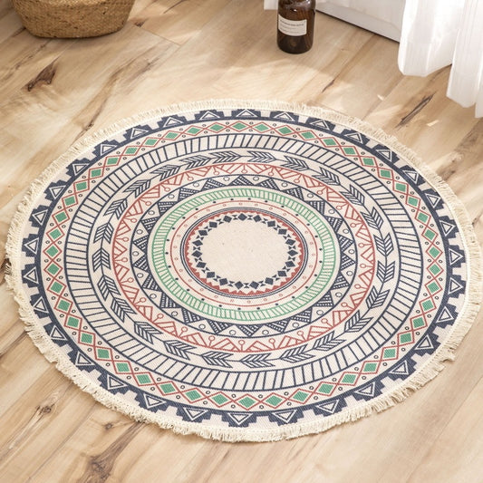 Ethnic Style Home Living Room Coffee Table Printed Floor Mats Bedroom Study Carpet