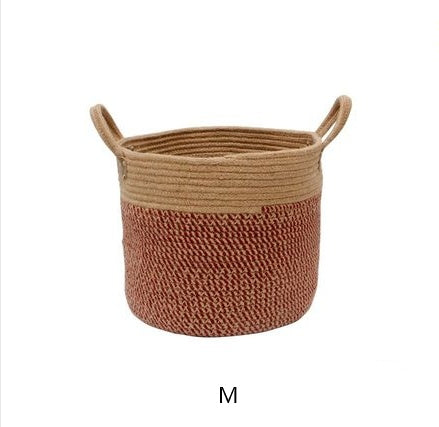 Cotton Linen Storage Basket