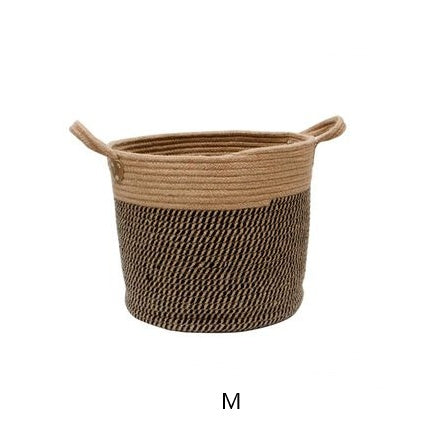 Cotton Linen Storage Basket