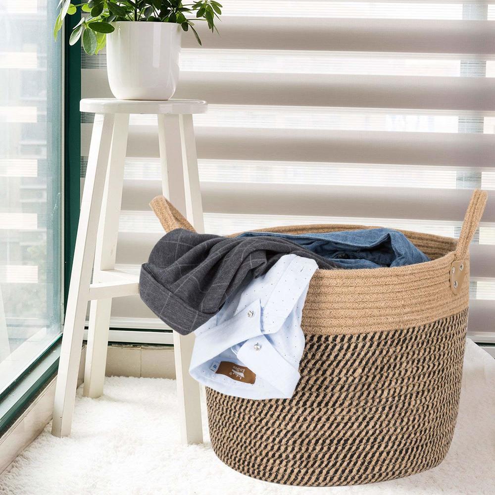 Cotton Linen Storage Basket